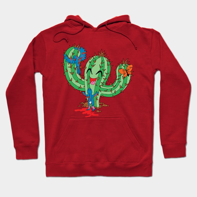 The Friendly Cactus Hoodie by ptowndanig